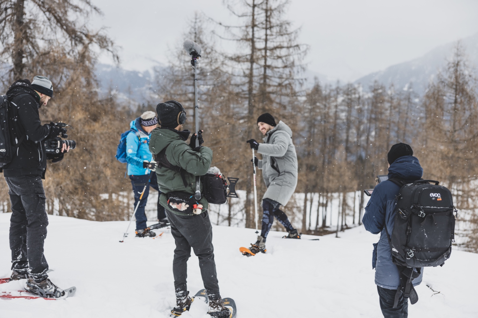 Filming the Austria startup ambassador campaign in the Alps